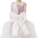 Dog Dress Wedding Outfits, Princess Lace Tutu Strappy Skirt for Female Puppy Small Medium Dogs Girl Cats Costume (Strappy Dress, X-Small)