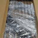 5 Panels No Dig Decorative Outdoor Garden Fence for Yard, 24 in(H) X 10 ft(L) Animal Barrier Fencing Rustproof Metal Wire Panel Border for Dog, Rabbits, and Patio Temporary Ground Stakes