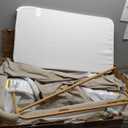 NeoBorn 3 in 1 Baby Bassinet, Bedside Bassinet for Baby, Rocking Bassinet with Breathable Full-Mesh, Mattress and Soft Sheet, Adjustable Height, Stable and Secure Crib for Newborns