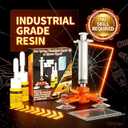 Upgraded Windshield Repair Kit for Chips and Cracks Instant Fix for Chips, Cracks, and Bullseyes, High-Pressure Resin Injection Glass Windshield Crack Repair Kit for Long-Lasting (Tangerine)