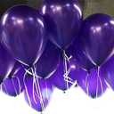 5 x Voircoloria 105pcs Dark Purple Balloons 12inch Party Latex Balloons for Birthday Baby Shower Halloween Wedding Valentine's Day Party Bachelorette Decorations