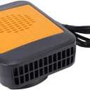 Portable Car Heater 200W for Windshield Defrost and Defogging, Heater with 150cm Cord and Omnidirectional Rotation, Compatible with Cars SUVs RVs(orange)