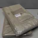 2 x PLEASOR Front Door Mat, Absorbent Dirt Trapper Welcome Door mat Indoor, Non Slip Machine Washable Entryway Rug, Dog Door Mat, Low Profile Doormat for Front and Back Doors, 20x32, Taupe (2'8" x 1'8" (Rectangular))