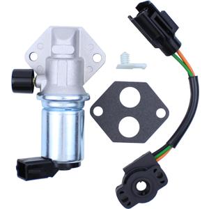 MOTOKU TPS Throttle Position Sensor and IAC Idle Air Control Valve for Ford Bronco F-350 F-250 F-150 E-350 E-250 E-150 Econoline Club Wagon 1994-1996