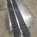 Rough Country RPT2 Running Boards for Toyota Tundra (20222026)  Fits Crew Cab 2WD/4WD, 6.75" Steel Side Steps, No-Drill Install, Matte Black Raptor-Style Rails