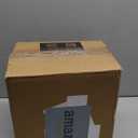 Prestee 50-Piece Disposable Plates Set - White with Gold Rimmed Plastic Plate for Parties, Holidays, Weddings - Includes 25 Dinner Plates and 25 Small Salad Platter - Ideal Thanksgiving Plate, 10x7 Inch