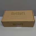 Womens Square Toe Mary Jane Pumps Chunky Low Heels Ankle Strap Slingback Wedding Party Dress Shoes (7.5, Red)