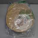 Aofmee 12 inch Round Woven Placemats Set of 10, Boho Rattan Place Mats, Natural Water Hyacinth Table Placemats, Farmhouse Weave Table Mats, Rustic Braided Wicker Charger Plates for Dining Table Decor