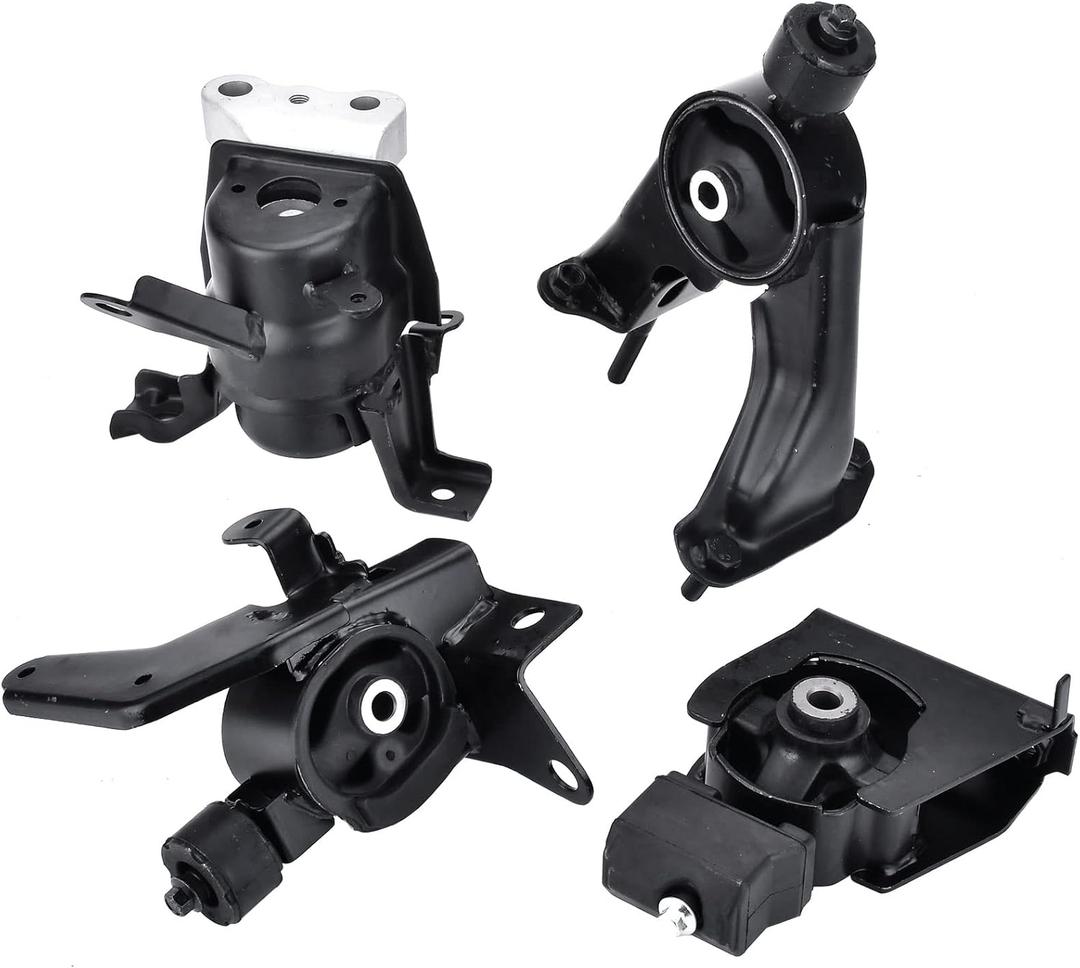 Lochnchn Engine Motor Mount Kits Compatible with Corolla Matrix 1.8L 2009-2013 Pontiac Vibe 1.8L 2009 2010 4PCS Engine Transmission Mount Replace A62027 A62039 A62015 A62023