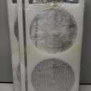 2 x OAOLEER Acrylic Necklace Holder Stand, Rotating Jewelry Organizer Display Tree Hanger Rack with 36 Hooks for Necklaces, Chain, Pendant, Bracelets, Ring (Tall 15.7 In)