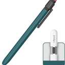 Apple Pencil USB C Case,Silicone Sleeve Protective Cover Perfect Grip Skin Classic Design with Sturdy Clip Compatible with Apple Pencil USB-c for ipad pro (Dark Green)
