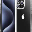 for iPhone 15 Pro Case Clear, [Anti-Yellowing] [15FT Military Grade Drop Protection] Shockproof Bumper Phone Cover,Slim Thin Cute Case for iPhone 15 Pro,6.1"-Crystal Clear
