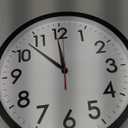 AKCISOT 14 Inch Wall Clock Silent Non-Ticking Modern Wall Clocks Battery Operated - Analog Classic Clock for Office, Home, Bathroom, Kitchen, Bedroom, School, Living Room(Black)