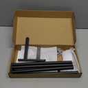 JIAPAIDUO Double Towel Bar, 24Inch Towel Rack for Bathroom, Stainless Steel Double Bath Towel Bar, Wall Mounted Towel Holder, Double Towel Rod Towel Rail Hanger for Wall, Kitchen (Matte Black)