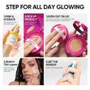 SKINTIFIC Cover Glow Perfect Cushion Foundation Natural Radiant Finish, Medium-to-High Buildable Coverage, Hydrating Peptide Complex, Lightweight for Dry & Combination Skin, #03 Petal