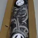 Nasjac Dog Wheelchair for Back Legs - Lightweight Portable Wheelchair with Reflective Stripes, Adjustable Pet Wheelchair Cart for Senior, Arthritis, Paralyzed, Injured, or Disabled Dogs (Medium, Black)