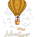 Joyful Hot Air Balloon Wall Decal for Girls Boys Room - Little Adventurer Cute Boy Riding in Beautiful Hot Air Balloon Indoor Vinyl Sticker for Wall, Easy Apply Easy Remove, Size: 24 Inch X 30 Inch