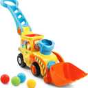 VTech Pop-a-Balls Push and Pop Bulldozer, Yellow