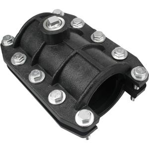 Water Pipe Repair Clamp, Emergency Pipe Repair Clamp Kit fit for OD 63MM Plastic and Metal Pipes, Replace Pipe Patch Kit Fix Leak Pip