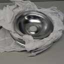 316048413 and 316048414 Stove Burner Drip Pans for Electric Stove Top - Perfectly Fit Frigidaire Kenmore Electric Range -Thickening to Prevent Bending and Rust - Include 2 x 6 in, 2 x 8 in (Chrome)