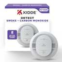 Kidde Smoke & Carbon Monoxide Detector, 10-Year Battery Powered, LED Warning Light Indicators, 30CUD10