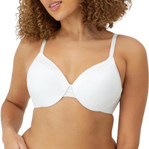 Maidenform Women's Comfort Devotion Underwire Bra, Full Coverage Convertible T-Shirt Bra (36C)