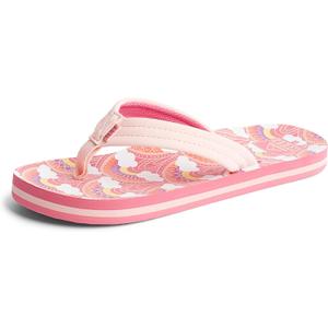 REEF Unisex child Kids Ahi (3 Big Kid, Rainbows and Clouds)