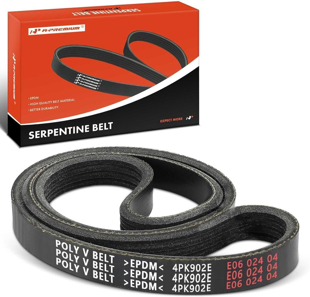 A-Premium 35.51 Inch Air Conditioning Stretch Fit Serpentine Belt Fit For Chevy, Ford, GMC, Cadillac, Hummer, Isuzu Cars - Silverado 1500, Tahoe, Suburban, Express, Colorado, Sierra, Yukon, Escalade
