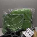 BestOffice | Ergonomic Office Chair | Mid-Back Swivel Desk Chair | Breathable Backrest & Lumbar Support | Adjustable Height | Sponge Seat | Rolling Wheels | Green | for Adults & Women