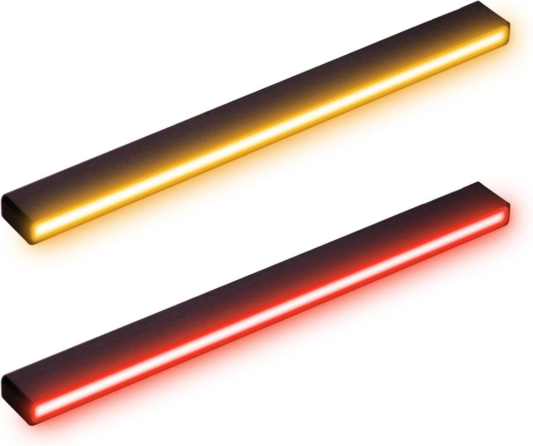 Kinstecks 2PCS Truck Tail Light Turn Signal Light 29LEDs Flowing Signal Lights Brake Lights Driving Lights for Trailer Truck-Red&Yellow