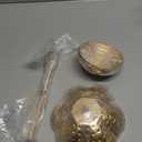 Tealight Holder Urli Bowl Stand | Set of 3 Decorative Urli Stands Christmas Center Piece for Home Decor | Ideal for Floating Diya/Candle for Diwali & Thanksgiving & All Festival