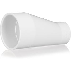 3" X 2" PVC Pipe Fitting Schedule 40 Compatible with 429-E Series Eccentric Reducer Coupling Suitable for High-flow Capacity, Plumbing, Irrigation, Pool, Spa, White