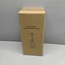 11'' Dusk to Dawn Outdoor Pendant Light, Modern Outside Chandelier Outdoor Hanging Lantern Light, Matte Black with Clear Glass, Exterior Pendant Lighting Fixture for Porch, Yard, Gazebo, 1Pack (Small)