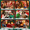 Ugly Christmas Sweatshirt Men Women Funny Family Christmas Sweatshirt Funny Abs Pattern Print Pullover Xmas Top (Red, XXL)