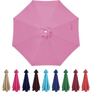 Patio Umbrella 9 ft Replacement Canopy for 8 Ribs-Canopy Only