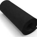 Black Eva Foam Cosplay Sheets roll,Premium eva Craft Foam 10mm Thick,13.9" x 39", High Density 86kg/m3 for Cosplay Costume, Crafts, DIY Projects by MEARCOOH