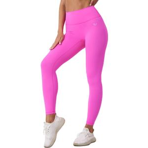 No Front Seam Workout Leggings for Women, High Waisted Yoga Pants 7/8 Length Leggings with Hidden Pocket, Small