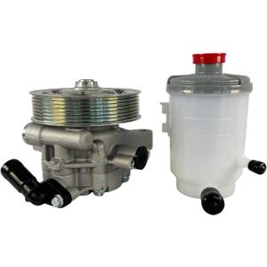 Power Steering Pump with Pulley & Reservori Fit for 2008-2012 for Honda Accord 2.4L,21-5495