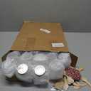 Mimorou 24 Pack 4oz Christmas Mini Mason Jars Snowflake Mini Mason Jar Mugs with Handle Drinking Glasses Cups with Lids Wooden Spoons, Kraft Tags for Christmas Party Favors, Gifts, DIY Treats