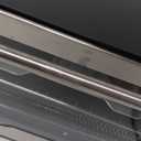 Gourmia GTF7350 6-in-1 Multi-function, Stainless Steel Air Fryer Oven - 6 Cooking Functions - Fry Basket, Oven Rack, Baking Pan & Crumb Tray, Included + Recipe Book (Silver)