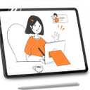 KCT 2 Pack Paperfeel Screen Protector Compatible with iPad Pro 11 Inch (2022&2021&2020&2018) / iPad Air 5th&4th (10.9 inch, 2022&2020) Matte for Drawing Anti-Glare and Easy Installation