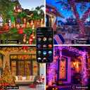 JMEXSUSS Smart Color Changing Christmas Lights, 173ft 500 LED RGB Christmas String Lights with Remote & APP, Waterproof Christmas Tree Lights for Indoor Outdoor Xmas Tree Party House Decoration