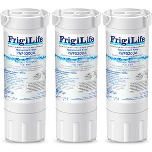 RWF5200A Compatible for XWF (NOT Compatible for XWFE), Applicable to models GE GBE21, GDE21, GDE25, GFE24, GFE26, GNE21, GNE25, GNE27, GWE19,GYE18R Refrigerator Water Filter, PACK of 3