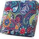 Smiry Printed Couch Cushion Covers, Stretch Soft Couch Covers for Sofa, Washable Non-Slip Sofa Slipcover Furniture Protector for Indoor and Outdoor (1 Pack, Blue Green)
