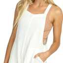 Billabong Women's Beach Crush Soft Cotton Overall Romper (White, M)