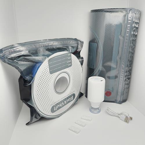30-Pack Vacuum Storage Bags with Electric Pump & Clips, Airtight Sealer Bags for 3D Filament Dry Storage, Moisture Proof Barrier