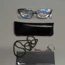 Aqwano  Fashion Design Cat Eye Reading Glasses Women Blue Light Blocking, Compute Readers Anti Glare Lightweight Comfort, Grey