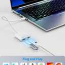 USB to USB C Adapter 5Gbps, [MFi Certified] USB-C to USB3.0 Camera Adapter with 30W PD Charging USBC Male to USB A Female OTG Cable Compatible with iPhone 17 16/ Samsung/ MacBook/ iPad, Thunderbolt 4/ 3