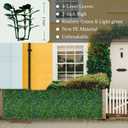 10"x 10"(16 P), UV-Anti Artificial Grass Wall Panel, 4-Layer Leaf