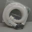 2 Pack 1 1/2 Pool Hose for Above Ground Pools 6ft&3ft Long Pool Pump Replacement Filter Hoses 1.5" EVA Swimming Pool Filter Hose for Filter Pumps, Saltwater Systems and Sand Filters (White)